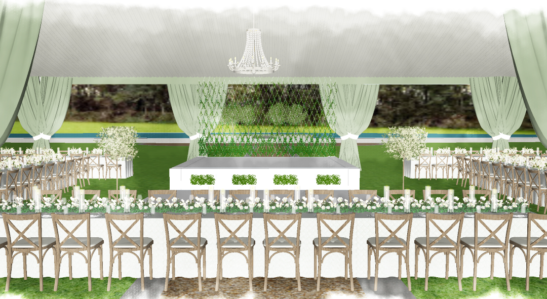 Refined, Classic, Elegant | A wedding rendering