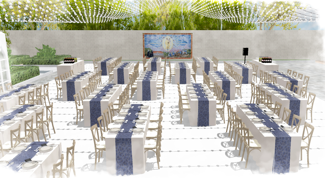Convent & Cocktails | A 3D Wedding Visualization