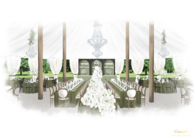 wedding rendering