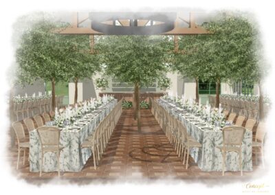 wedding rendering